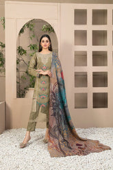 D-9940 Unstitched - 3PC - Collection By Tawakkal Fabrics